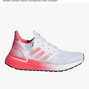 Adidas Women's Ultraboost DNA Sneakers - White and Coral